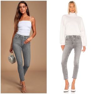 Agolde Nico High Rise Jeans in Risk